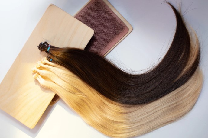 human hair extensions styling options